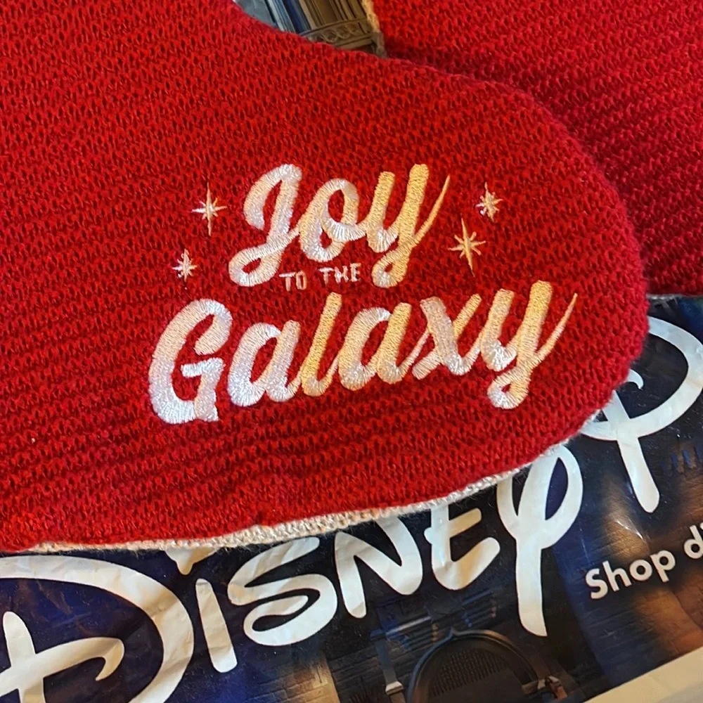 Two Disneyland parks baby yoda Grogu Christmas stockings
